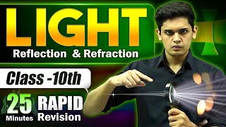 Light in 25 Minutes🔥 Class 10th  Rapid Revision  Prashant Kirad [upl. by Ynots]