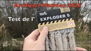 S4 ép 10 Test du pétard Exploder 5 TP5 [upl. by Tuchman]