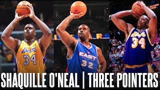 Shaquille ONeal Three Pointer Compilation ᴴᴰ [upl. by Kort506]