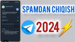 Telegramda Spamdan Chiqish 2024 [upl. by Gratia]