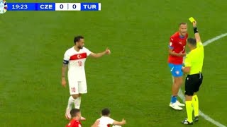 Antonín Barák Red Card Czech Republic vs Turkey 12 All Goals and Extended Highlights [upl. by Mann483]