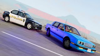 BeamNG Drive  Police Chase PIT maneuvers [upl. by Mur]