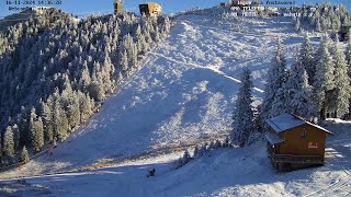 Webcam Partia Postavaru Gondola Poiana Brasov [upl. by Nolte]