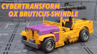 CyberTransform Combaticons OX Swindle Right Leg of Bruticus Decepticon G1 Transformers [upl. by Nimad]