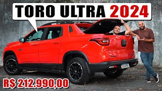 FIAT TORO ULTRA 2024 tudo sobre a versão top de linha da picape que mudou o mercado [upl. by Adnauqahs]