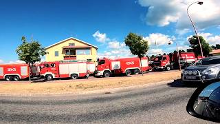 Polish firefighters in Sweden  2018 [upl. by Anileva]