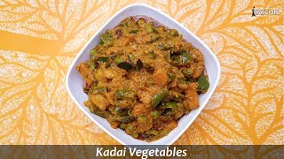 Kadai Vegetables l Sattvic Recipes [upl. by Petite423]