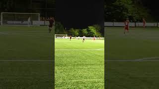 Nile Ranger trying to get onto a through ball St Ives Town v Kettering Town football [upl. by Selmner]