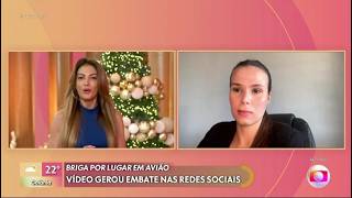 🚨MULHER QUE NÃO TROCOU DE LUGAR COM CRIANÇA NO AVIÃO FALA PELA 1ª VEZ NO ENCONTRO COM PATRÍCIA POETA [upl. by Eignat805]