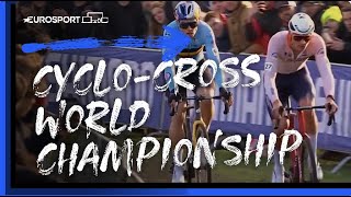 A duel for the ages  2023 UCI CycloCross World Championship  Mens Elite  Highlights Eurosport [upl. by Ateuqahs98]