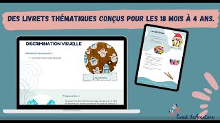 éveil et aventure les livrets thématiques et pédagogiques pour les enfants de 18 mois à 4 ans [upl. by Sharpe369]