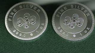 Two new 1OZ silver rounds from PAMP [upl. by Rhyner]