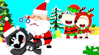 No No Lycan Its the Fake Santas Trap  Learns Safety Tips for Kids on Christmas 🐺 Cartoons [upl. by Nnagem]