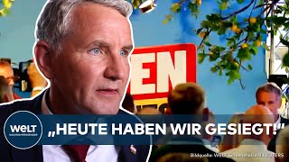 AfD quotBereit Regierungsverantwortung zu übernehmenquot Björn Höcke zur Landtagswahl in Thüringen [upl. by Roddy853]