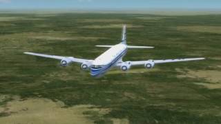 PMDG Douglas DC6 Tutorial Flight GERMAN part3 [upl. by Nnaaras]