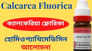 Calcarea Fluorica Homeopathic Medicine Explain Calc Fluor 30 Calc Flour 200 ক্যালকেরিয়া ফ্লোরিকা [upl. by Innad512]