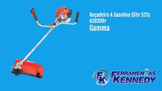 Roçadeira A Gasolina Elite 52Cc G1839Br Gamma em até 12x [upl. by Rora]