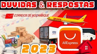 2023levantamento de produtos nos correios de Moçambique  AliExpress [upl. by Ahsekat]