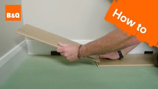 How to lay laminate flooring [upl. by Ailecec]