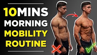 10 MIN PERFECT MOBILITY ROUTINE NO EQUIPMENT FOLLOW ALONG [upl. by Nauqe]