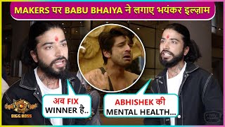 Babu Bhaiya aka Anurag Dobhal Lashes Out At Bigg Boss Makers For Being Evicting Abhishek [upl. by Sanez]