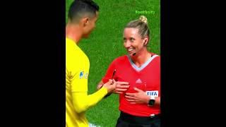 Players vs Female Referees  Him ☠️ [upl. by Anivid]