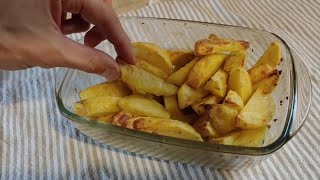 Incredibly easy and very tasty oven baked potatoes Country style Roasted Potatoes [upl. by Pacificia]