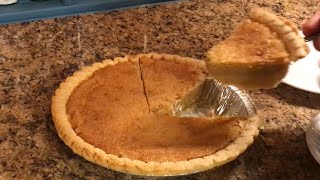 Easy To Make Pie  Delish buttermilk pie  Most delicious buttermilk pie you will EVER make [upl. by Mima356]