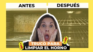 👉Como limpiar el HORNO❓  Como limpiar el horno por dentro MUY SUCIO😖 [upl. by Thetisa376]