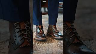 Trickers captoe stow boots with custom kilties mensfashion menswear workwear classicstyle [upl. by Nylyoj]