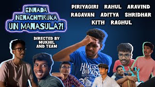 Ennada Nenachitiruka Un Manasula ENUM  A Short Film by Xiphoiders23  Madurai Medical College [upl. by Ola516]