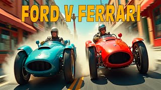 quotFord v Ferrariquot1950s Retro version [upl. by Ekard180]