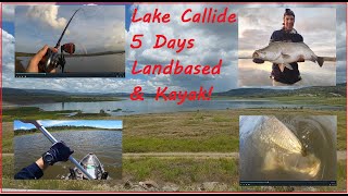 Barra Fishing  Lake Callide  Landbased amp Kayak [upl. by Isac]