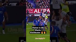 What a blockbuster France team with All Blacks Rugby 🔥🔥 allblacks france rugby [upl. by Chon]