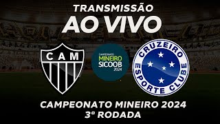 CRUZEIRO VENCE A SEGUNDA ENCIMA DO GALO NA ARENA MRV  CAMPEONATO MINEIRO 2024  ASSISTA AGORA [upl. by Atinrehs]