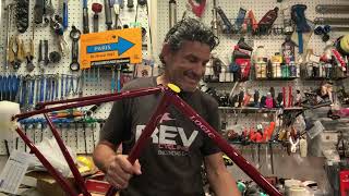 REV Review  unboxing the new Ritchey Road logic RIM brake ritcheydesign [upl. by Arlyn]