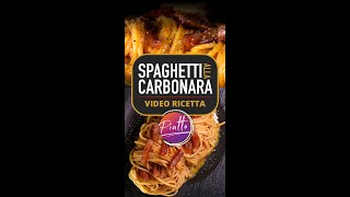 SPAGHETTI ALLA CARBONARA Ricetta Originale  PIATTO Shorts [upl. by Vyse]