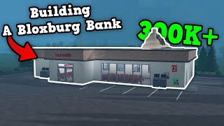 Building A Bank In Roblox Bloxburg [upl. by Wiatt]