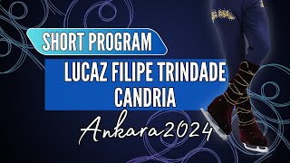 Lucaz Filipe TRINDADE CANDRIA BRA  Junior Men Short Program  Ankara 2024 [upl. by Aneed]