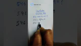 Simplification BODMAS Rule Question and Answer mathtricks ssc sscgd ntpc exam [upl. by Noiwtna]