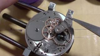 How I take apart a pocket watch Hamilton 916 [upl. by Htebiram519]