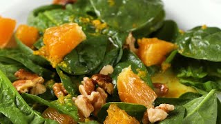 Nourish PA Orange Spinach Salad with 2Minute Dressing [upl. by Rhyner508]