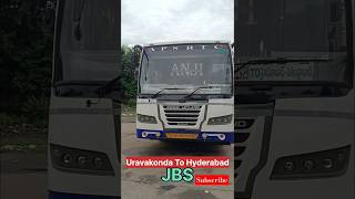 Uravakonda To Hyderabad JBS shorts bus buslover ytshorts [upl. by Naivaj218]