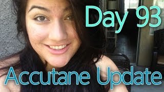 Day 93 Accutane SEVERE Acne Update NO MORE ACNE [upl. by Ayenet]