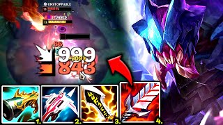 REKSAI TOP MOST BROKEN Q DAMAGE IVE EVER DONE 1K CRIT🤩  S14 Reksai TOP Gameplay Guide [upl. by Beasley395]