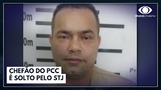 PCC Justiça manda soltar chefão da facção criminosa  Jornal da Band [upl. by Nunes974]