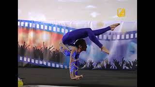 Contortion act with violinist [upl. by Swamy]