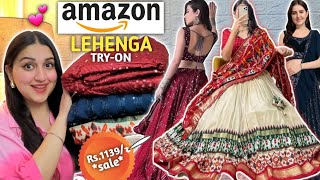 Amazon Lehenga Haul 😍  Latest Partywear Lehenga  Lehenga Haul amazon lehenga [upl. by Farmelo]