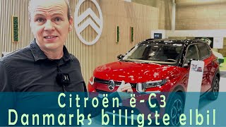 Citroën ëC3  Danmarks billigste elbil 2024 [upl. by Reese]