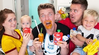 BABY FOOD CHALLENGE with Babies Daily Bumps Vs Collins Key [upl. by Chappell]